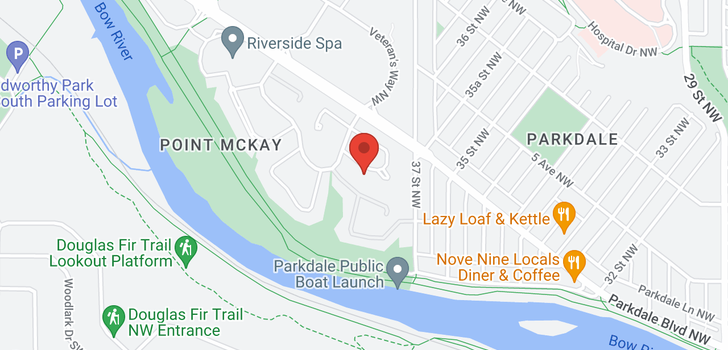 map of 274 POINT MCKAY TC NW
